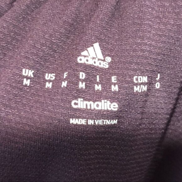 Adidas orange elastic waist jogging shorts size medium - Picture 10 of 10